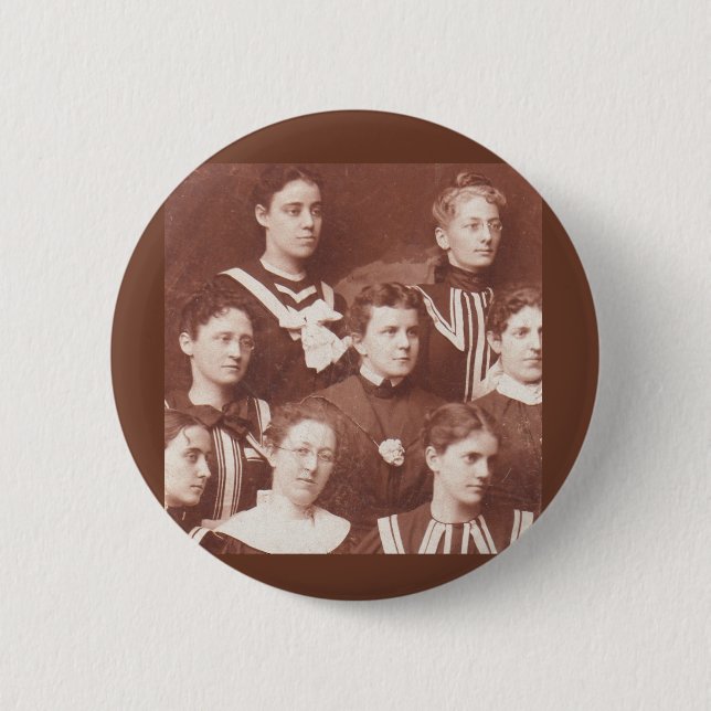 circa 1905 women’s choir pinback button (Front)