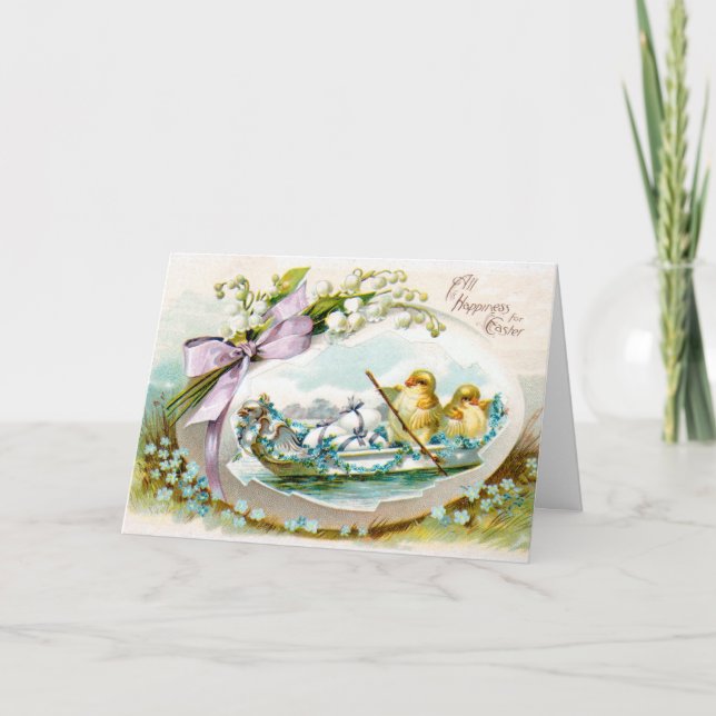 circa 1909 Vintage Easter Card (Front)