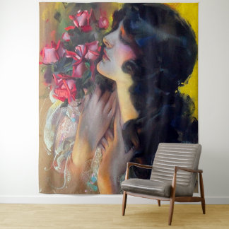 circa 1910 dream of roses tapestry