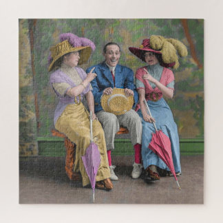 circa 1910 vaudeville performers jigsaw puzzle