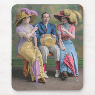 circa 1910 vaudeville performers print mouse pad