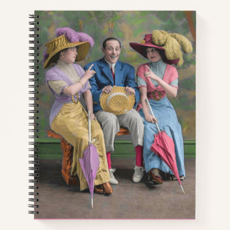circa 1910 vaudeville performers print notebook