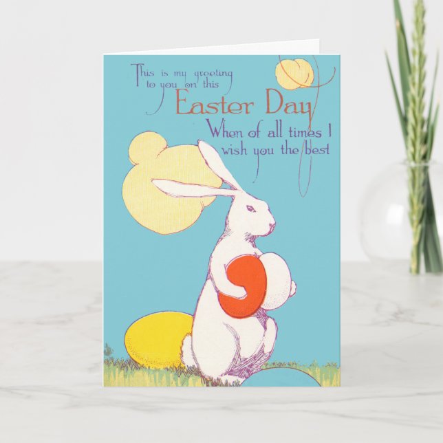 circa 1913 Vintage Easter Card (Front)