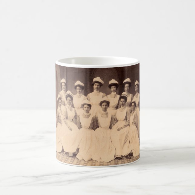 circa 1914 nursing school graduates coffee mug (Center)