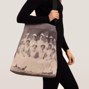 circa 1914 nursing school graduates crossbody bag