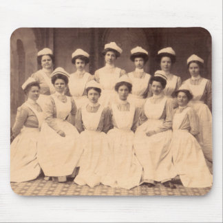 circa 1914 nursing school graduates mouse pad