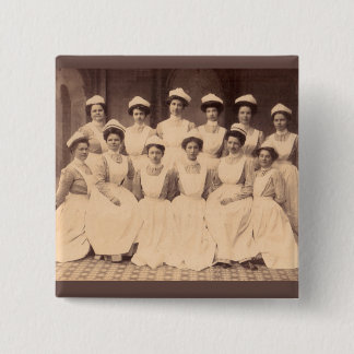 circa 1914 nursing school graduates pinback button
