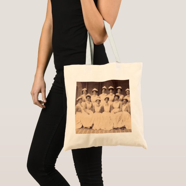 circa 1914 nursing school graduates tote bag (Front (Product))
