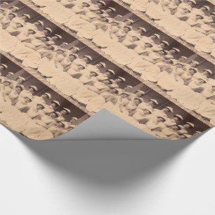 circa 1914 nursing school graduates wrapping paper