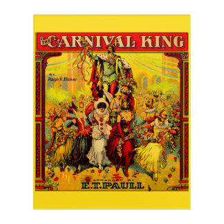 circa 1915 sheet music The Carnival King Acrylic Print