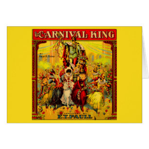circa 1915 sheet music The Carnival King Cards