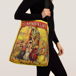 circa 1915 sheet music The Carnival King print Crossbody Bag