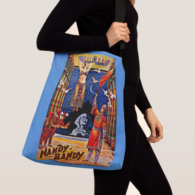 circa 1920 Handy-Bandy magician poster print Crossbody Bag (Close Up)