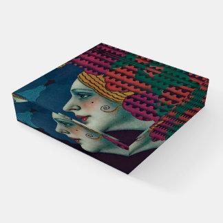 circa 1930 art deco woman paperweight