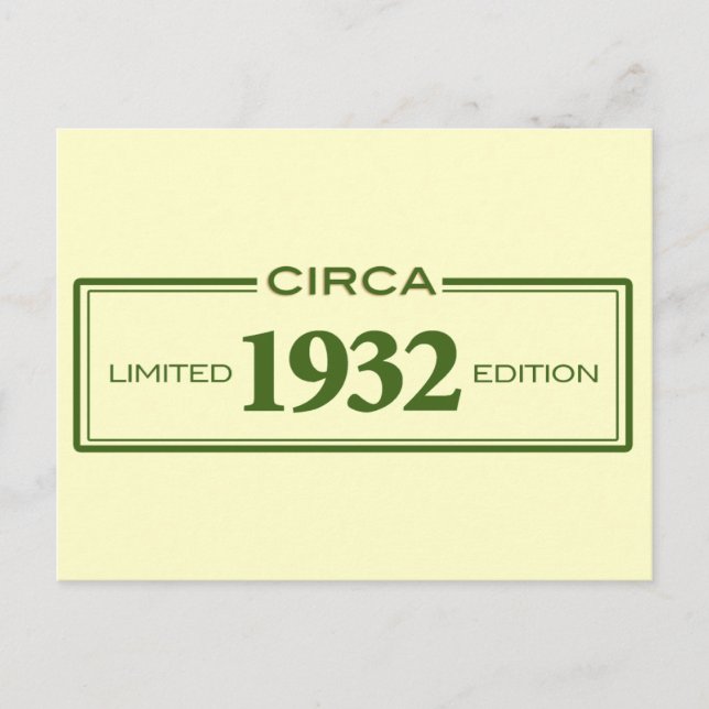 circa 1932 postcard (Front)