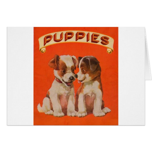 circa 1934 PUPPIES Cards (Front Horizontal)