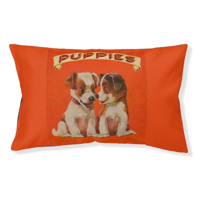 circa 1934 PUPPIES Pet Bed (Front)