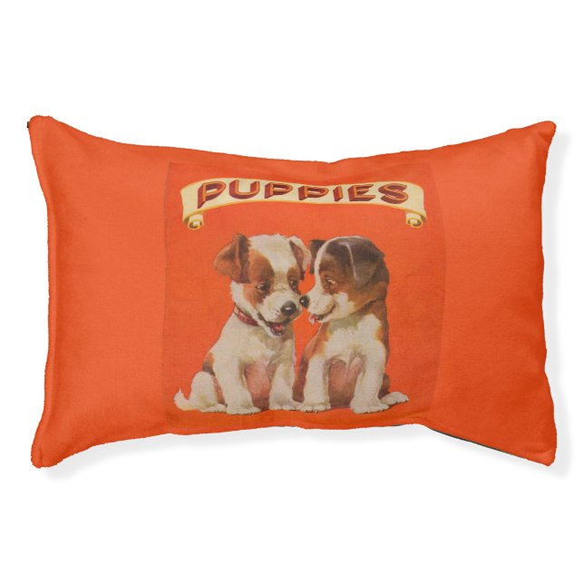 circa 1934 PUPPIES Pet Bed (Front)