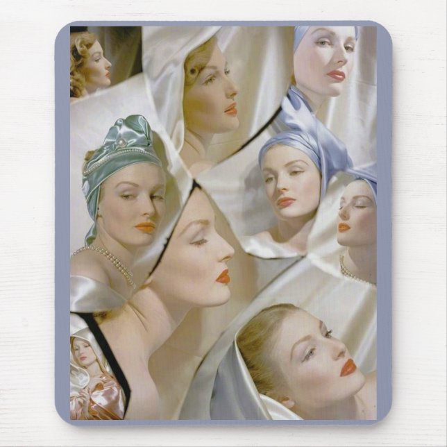 circa 1940 beautiful women mouse pad (Front)
