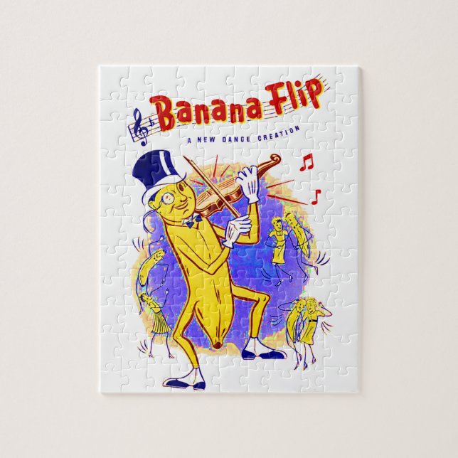 circa 1950 Banana Flip sheet music print Jigsaw Puzzle (Vertical)