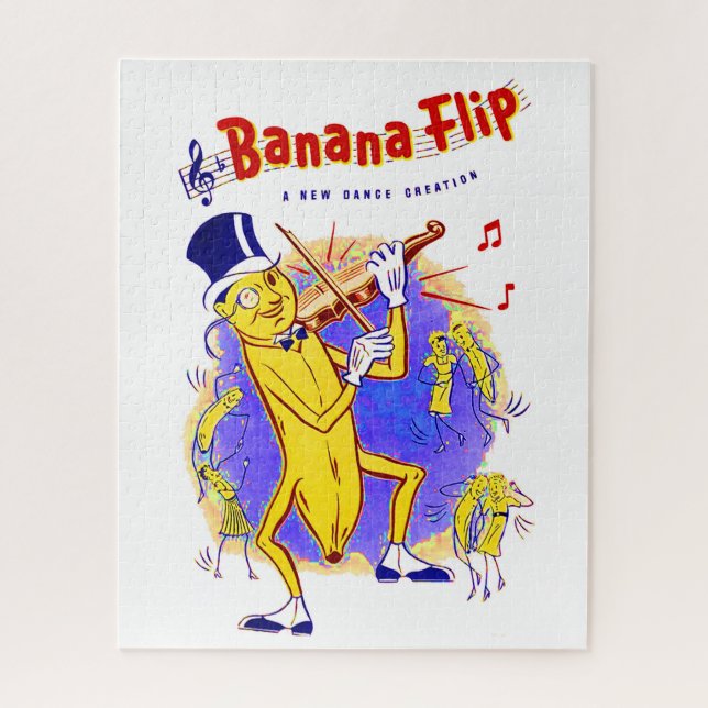circa 1950 Banana Flip sheet music print Jigsaw Puzzle (Vertical)