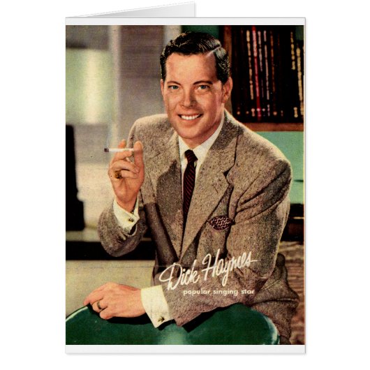 circa 1950 Dick Haymes from cigarette ad (Front)