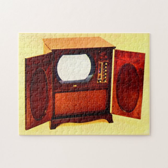 circa 1950 television set no. 1 jigsaw puzzle (Horizontal)