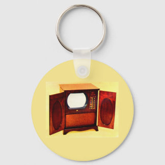 circa 1950 television set no. 1 keychain