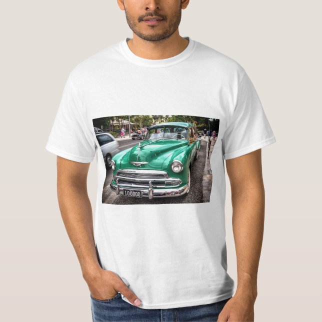 Circa 1951 Chevrolet, Deluxe Stationwagon in green T-Shirt (Front)