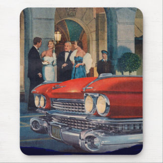 circa 1960 red Cadillac grille Mouse Pad