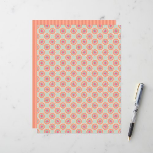 Circball Sunset on Sea Dot Mandala Scrapbook Paper
