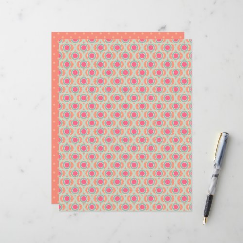 Circball Sunset on Sea Dot Mandala Scrapbook Paper