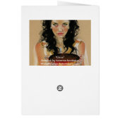 Circe Greek Goddess Card (Back)