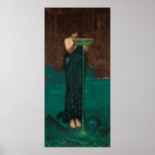 Circe Invidiosa  (1892) by John William Waterhouse Poster