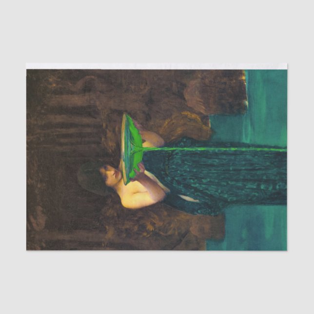 Circe Invidiosa, 1892 by John William Waterhouse Tissue Paper (Front)