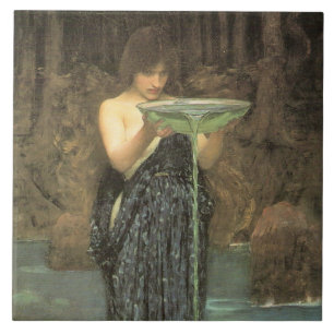 Circe Invidiosa By J W Waterhouse 1892 Ceramic Tile