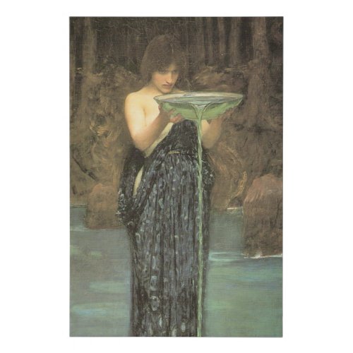 Circe Invidiosa By J W Waterhouse 1892 Faux Canvas Print