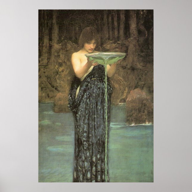 Circe Invidiosa By J W Waterhouse 1892 Poster (Front)