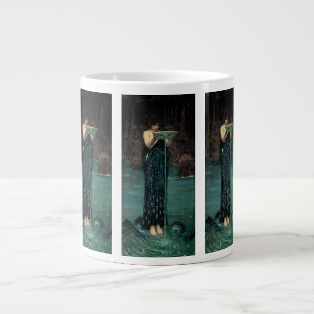 Circe Invidiosa by John William Waterhouse Giant Coffee Mug (Front)
