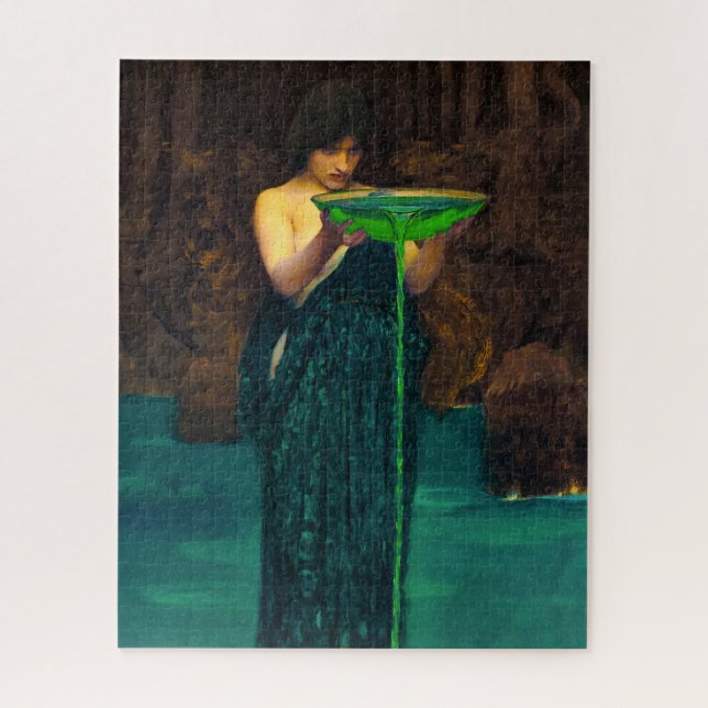 Circe Invidiosa by John William Waterhouse Jigsaw Puzzle (Vertical)