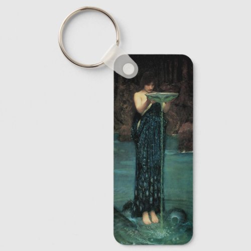 Circe Invidiosa by John William Waterhouse Keychain