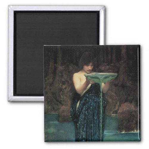 Circe Invidiosa by John William Waterhouse Magnet