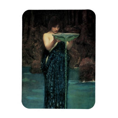 Circe Invidiosa by John William Waterhouse Magnet