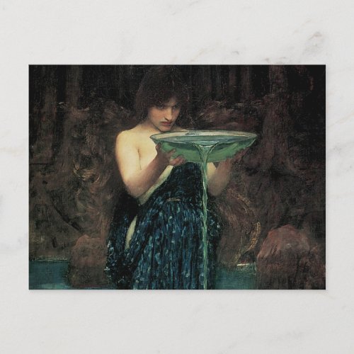 Circe Invidiosa by John William Waterhouse Postcard