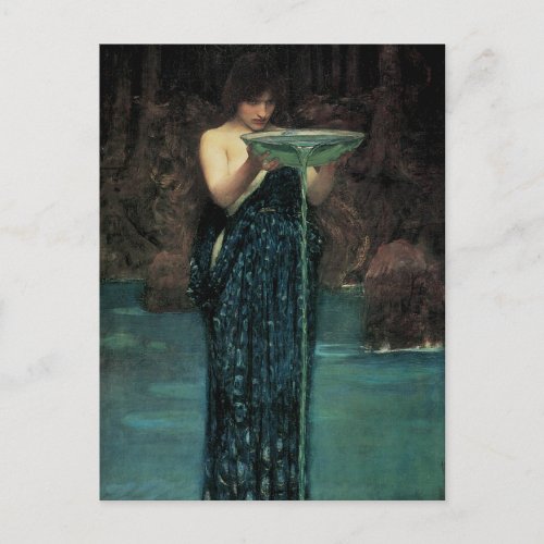 Circe Invidiosa by John William Waterhouse Postcard