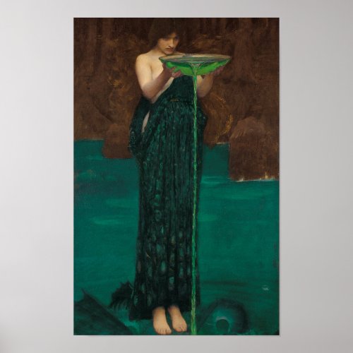 Circe Invidiosa by John William Waterhouse Poster