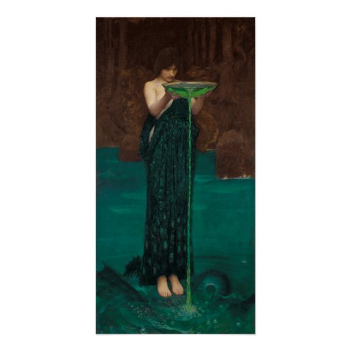 Circe Invidiosa by John William Waterhouse Poster