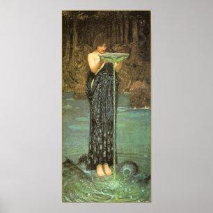 Circe Invidiosa by John William Waterhouse Poster