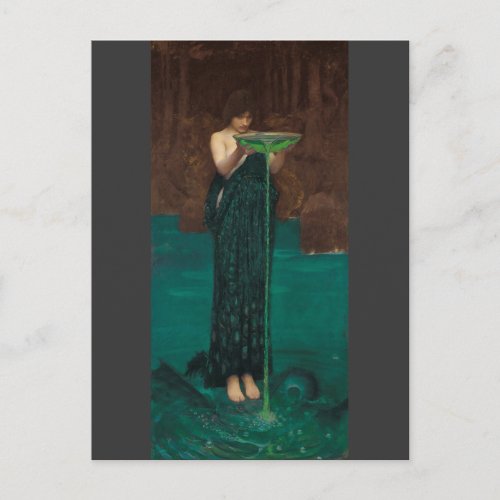 Circe Invidiosa by Waterhouse Postcard