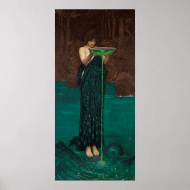 Circe Invidiosa by Waterhouse Poster (Front)